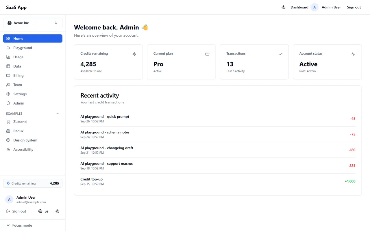 Dashboard
